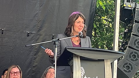 Alberta Premier Danielle Smith said the Taste of Edmonton shows the province has a successful arts and culture sector. 
