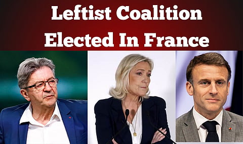 French election results in leftist coalition despite first-round victory for Le Pen