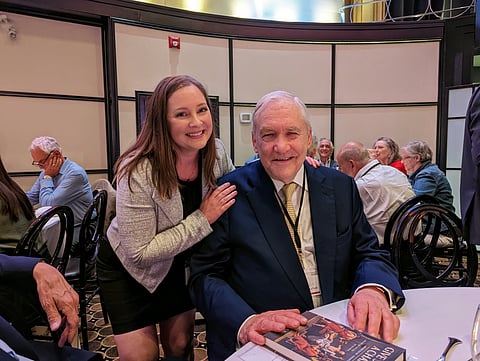 Jenna Little and Conrad Black 