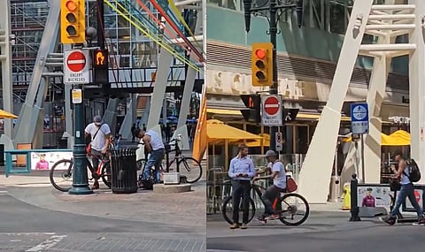 WATCH: Calgary bike jackers saw locks and ride off as witnesses stand idly by