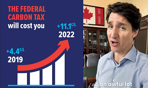 WATCH: Trudeau says carbon rebates sent ‘unless you pollute an awful lot every day’
