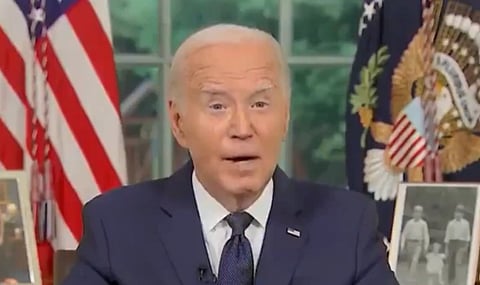 US President Joe Biden called for differences to be resolved at the ballot box and an end to political violence. 