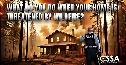 So what do you do when your home is threatened by wildfire?
