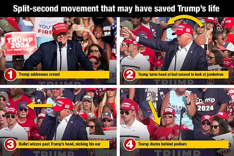 Turning his head likely saved Trump's life