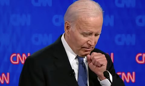 US President Joe Biden, under pressure at the so-called 'Big Boy' press conference during the NATO Summit, on July 11th, 2024.