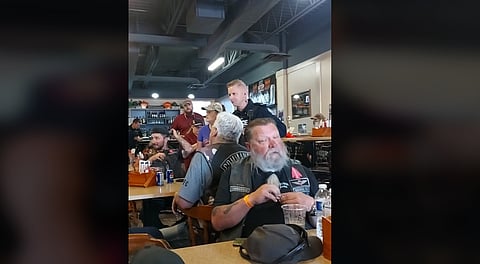 Commandos Motorcycle Club members were removed from Honkers Pub and Eatery. 