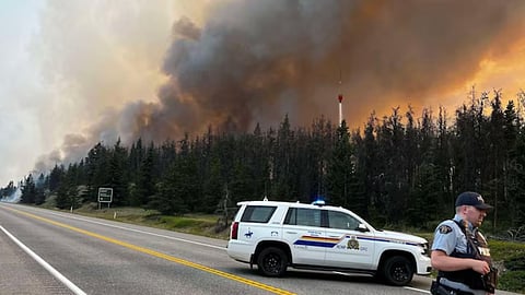 RCMP wildfire Jasper 