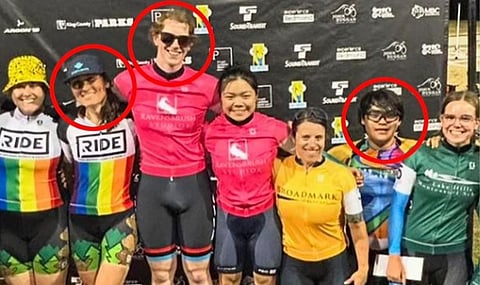Canadian one of three males to win gold, silver and bronze in US women’s cycling championships