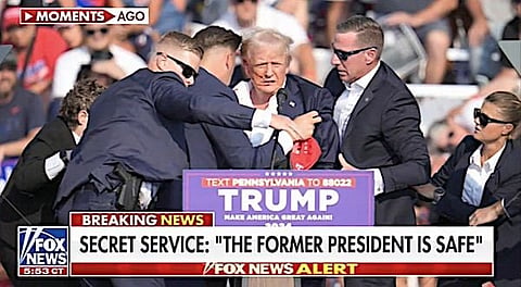 Turning his head likely saved Trump's life. Watch the Hannaford show at 19:00, on July 15th, 2024, where Nigel Hannaford and Derek Fildebrandt discuss what happened to Donald Trump on Saturday.