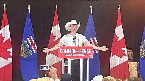Pierre Poilievre said Canada has become worse because of the Liberals and NDP. 