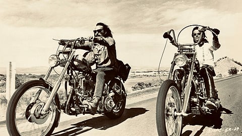 Dennis Hopper and Peter Fonda in 1969’s Easy Rider