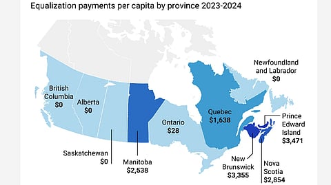 New study shows lower per-capita health spending in most provinces denied equalization