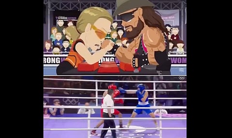 South Park became reality after Algerian transgender female boxer Imane Khelif forced her Italian competitor Angela Carini to quit in 46 seconds at the Olympics.