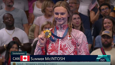 GOLDEN SUMMER: McIntosh wins another gold for Canada in 200-m butterfly final