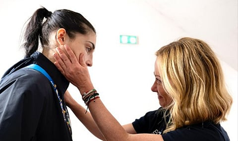 Giorgia Meloni, Angela Carini

