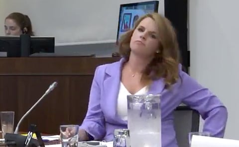 Michelle Ferreri said victims were silenced when speaking about violence against women. 