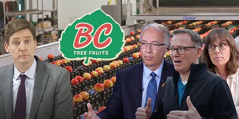 Party leaders slam NDP over closure of BC Tree Fruits cooperative