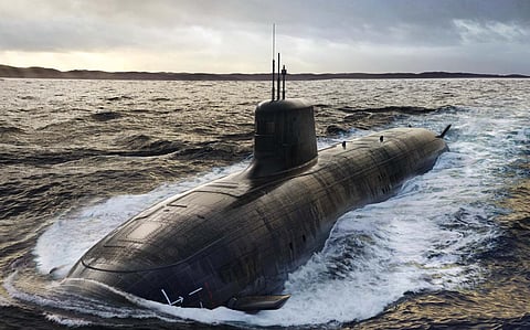 The SSN-AUKUS is a planned class of nuclear-powered fleet submarine intended to enter service with the UKs Royal Navy in the late 2030s and Royal Australian Navy in the early 2040s.