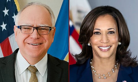 Tim Walz Kamala Harris
