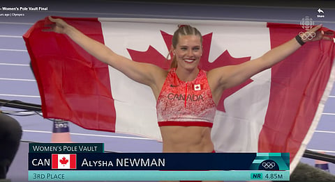 Team Canada wins Olympic bronze medal in women’s pole vault
