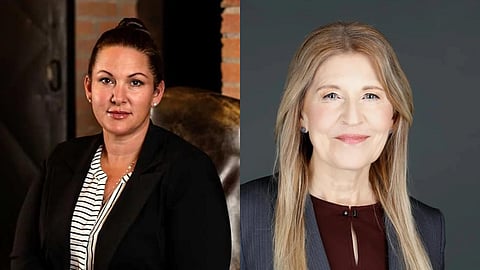 Katherin Beyak and Marilyn Burns 