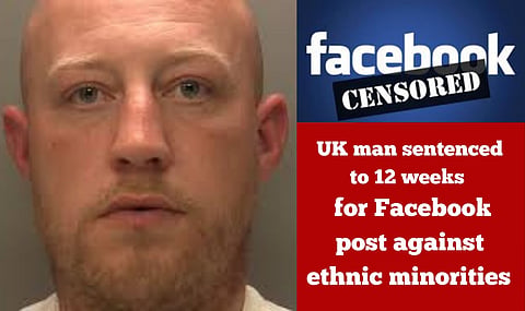 UK man sentenced to 12 weeks in prison for Facebook post against ethnic minorities amid riots over murder of three little girls