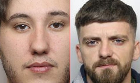 Tyler Kay, 26, was sentenced to 38 months in prison and Jordan Parlour, 28, received a 20-month sentence.