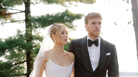 Lauren Kyle and Connor McDavid 