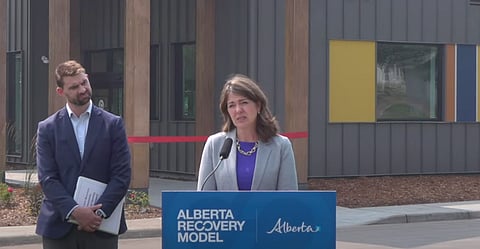 Alberta Premier Danielle Smith and Mental Health and Addictions Minister Dan Williams announced the opening of the Lakeview Recovery Community. 