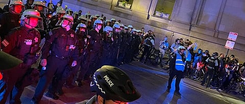 Anti-Israel rioters in Chicago