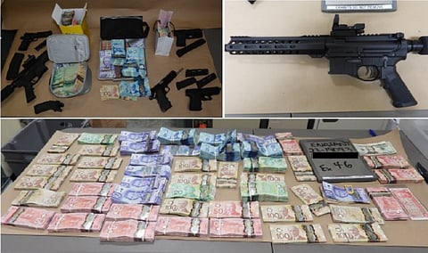 Van Isle RCMP seize drugs, weapons cache