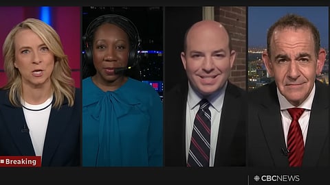 Adrienne Arsenault moderated a Breakdown panel about Joe Biden's presence at the Democratic National Convention. 