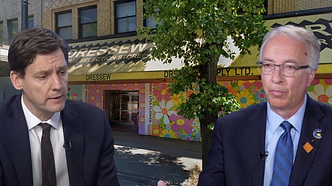 David Eby and John Rustad