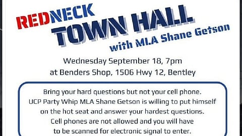Shane Getson will be speaking at the Redneck Town Hall at Benders Shop in Bentley on September 18. 