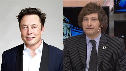 Elon Musk and Javier Milei 