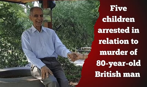 Five children arrested in relation to murder of 80-year-old British man 