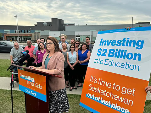 Carla Beck's Education Press Conference