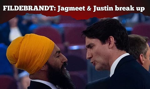 FILDEBRANDT: Jagmeet & Justin break up