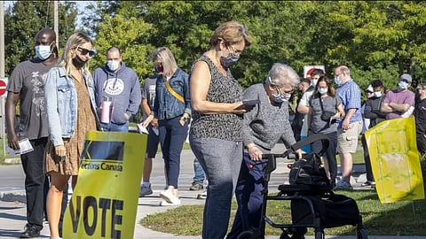 Elections Canada poll station 2021