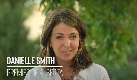 Danielle Smith said Alberta's true strength is its people. 