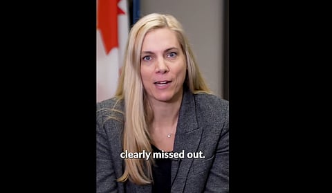 Pascale St-Onge said people need to talk about the CBC. 