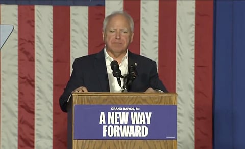 Tim Walz said Kamala Harris started her career as a young prostitutor. 