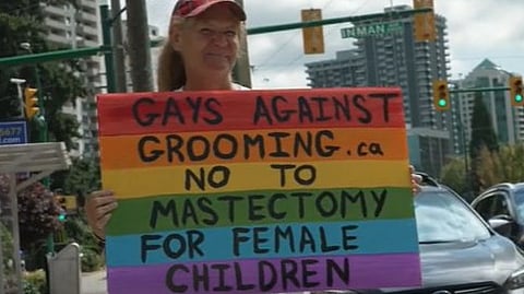 Lesbian Tammy Mitchell of Chilliwack, BC supports former trustee Barry Neufeld in his opposition to surgical transitions for youth