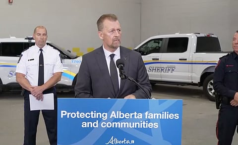 Alberta Public Safety and Emergency Services Minister Mike Ellis comments on a reorganization of the way victims of crime are assisted