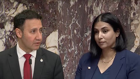 Arif Virani and Niki Sharma