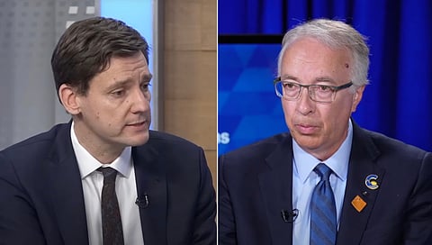 David Eby and John Rustad