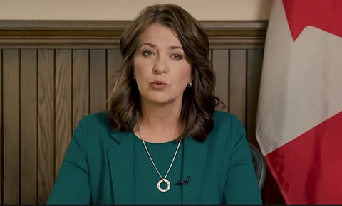 Premier Danielle Smith faces her party's two-year review tomorrow. Nigel Hannaford says a favourable one is warranted