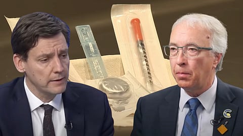 David Eby and John Rustad