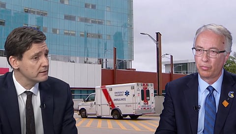 David Eby and John Rustad