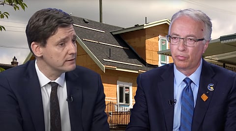 David Eby and John Rustad